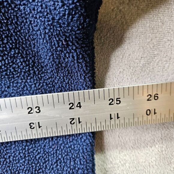 Champs Sports Sweater Mens Large Blue Fleece 1/4 Zip Pullover Jacket - Picture 7 of 10